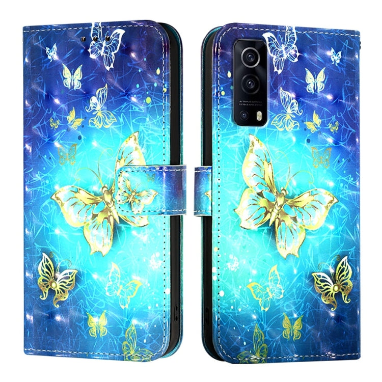 For vivo Y72 5G / iQOO Z3 5G / Y52 5G 3D Painting Horizontal Flip Leather Phone Case