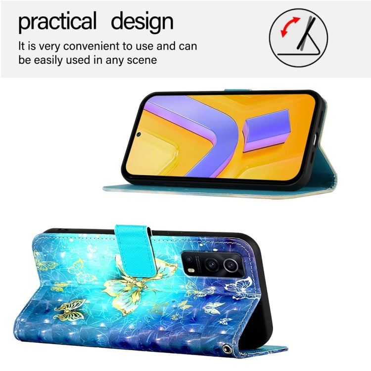 For vivo Y72 5G / iQOO Z3 5G / Y52 5G 3D Painting Horizontal Flip Leather Phone Case