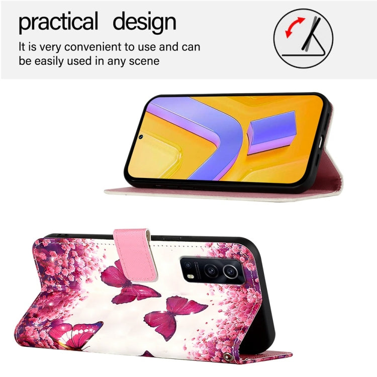 For vivo Y72 5G / iQOO Z3 5G / Y52 5G 3D Painting Horizontal Flip Leather Phone Case