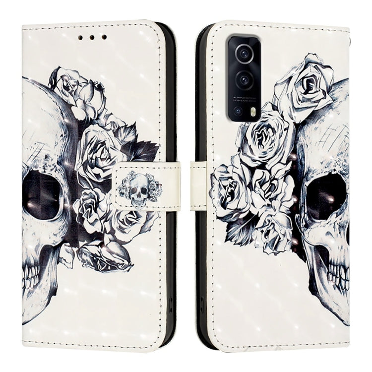 For vivo Y72 5G / iQOO Z3 5G / Y52 5G 3D Painting Horizontal Flip Leather Phone Case
