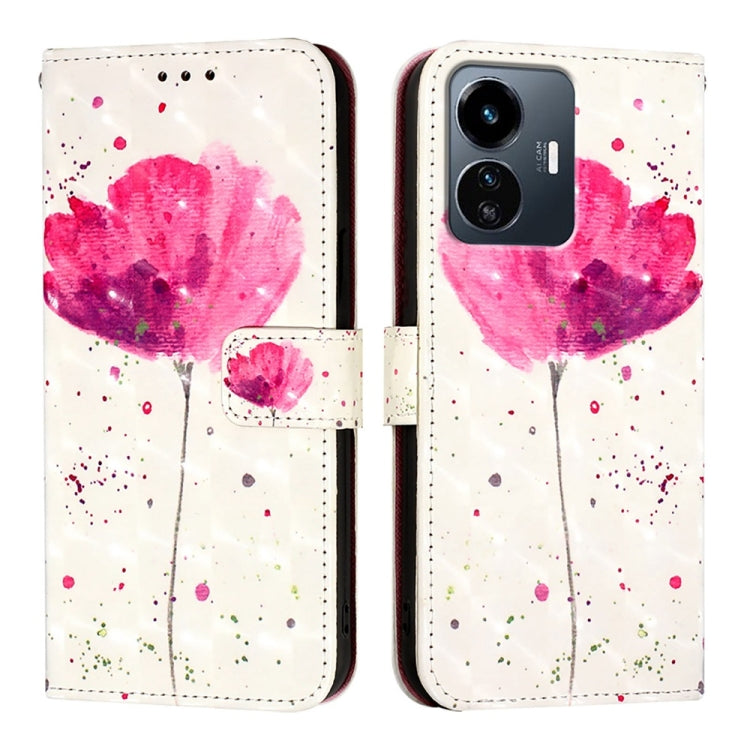 For vivo Y77 5G Global 3D Painting Horizontal Flip Leather Phone Case
