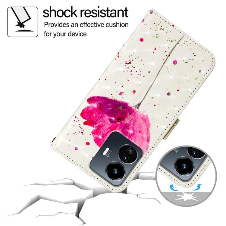 For vivo Y77 5G Global 3D Painting Horizontal Flip Leather Phone Case