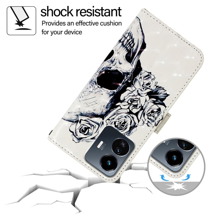 For vivo Y77 5G Global 3D Painting Horizontal Flip Leather Phone Case