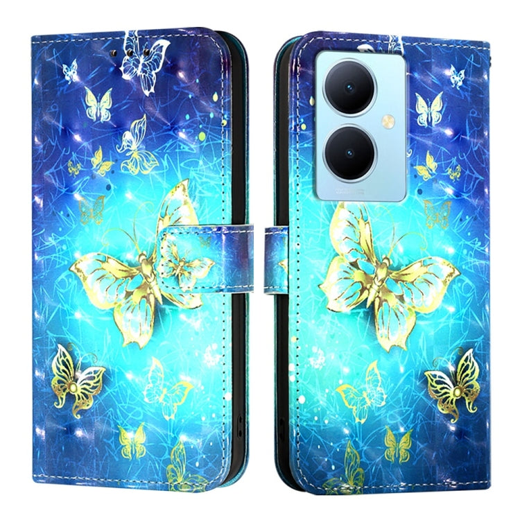 For vivo Y78 Global / Y78+ Global / V29 Lite 3D Painting Horizontal Flip Leather Phone Case