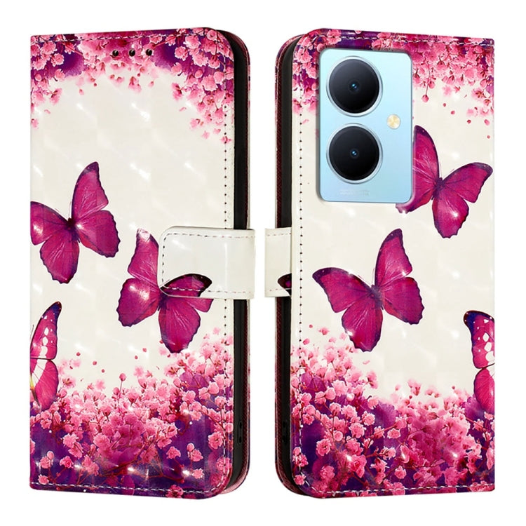 For vivo Y78 Global / Y78+ Global / V29 Lite 3D Painting Horizontal Flip Leather Phone Case