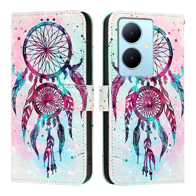 For vivo Y78 Global / Y78+ Global / V29 Lite 3D Painting Horizontal Flip Leather Phone Case