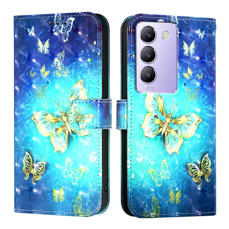 For vivo Y100 5G IDN / Y200e 5G Global 3D Painting Horizontal Flip Leather Phone Case