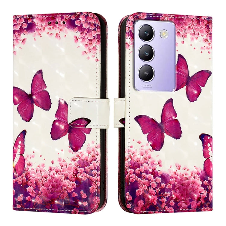 For vivo Y100 5G IDN / Y200e 5G Global 3D Painting Horizontal Flip Leather Phone Case