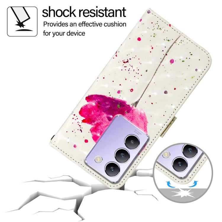For vivo Y100 5G IDN / Y200e 5G Global 3D Painting Horizontal Flip Leather Phone Case