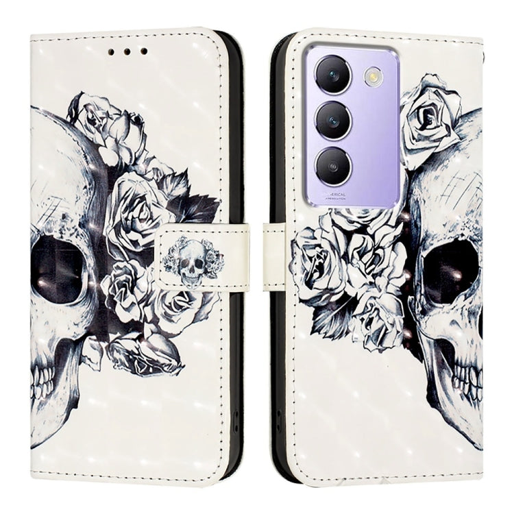 For vivo Y100 5G IDN / Y200e 5G Global 3D Painting Horizontal Flip Leather Phone Case