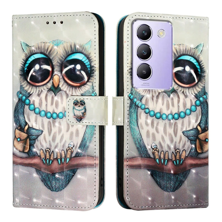For vivo Y100 5G IDN / Y200e 5G Global 3D Painting Horizontal Flip Leather Phone Case