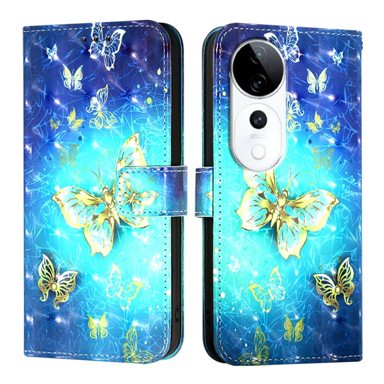 For vivo S19 Pro 3D Painting Horizontal Flip Leather Phone Case