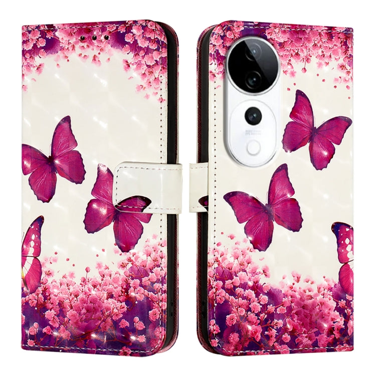 For vivo S19 Pro 3D Painting Horizontal Flip Leather Phone Case