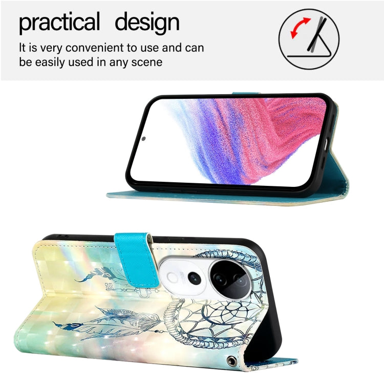 For vivo S19 Pro 3D Painting Horizontal Flip Leather Phone Case