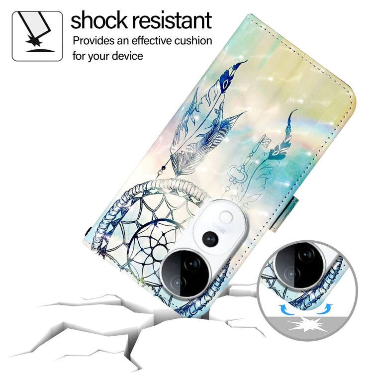 For vivo S19 Pro 3D Painting Horizontal Flip Leather Phone Case