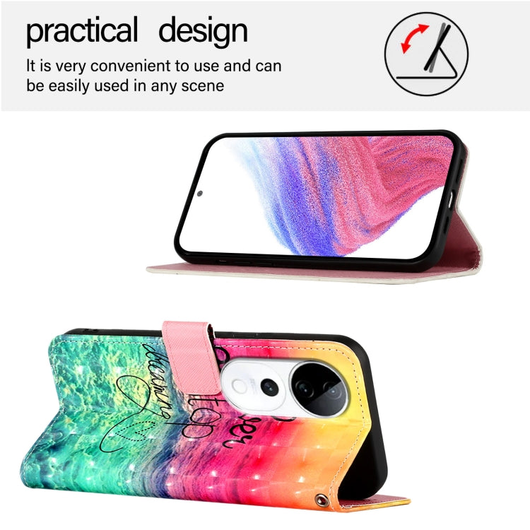 For vivo S19 Pro 3D Painting Horizontal Flip Leather Phone Case