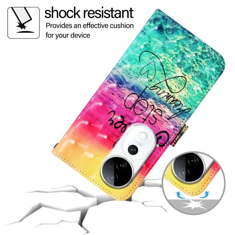 For vivo S19 Pro 3D Painting Horizontal Flip Leather Phone Case