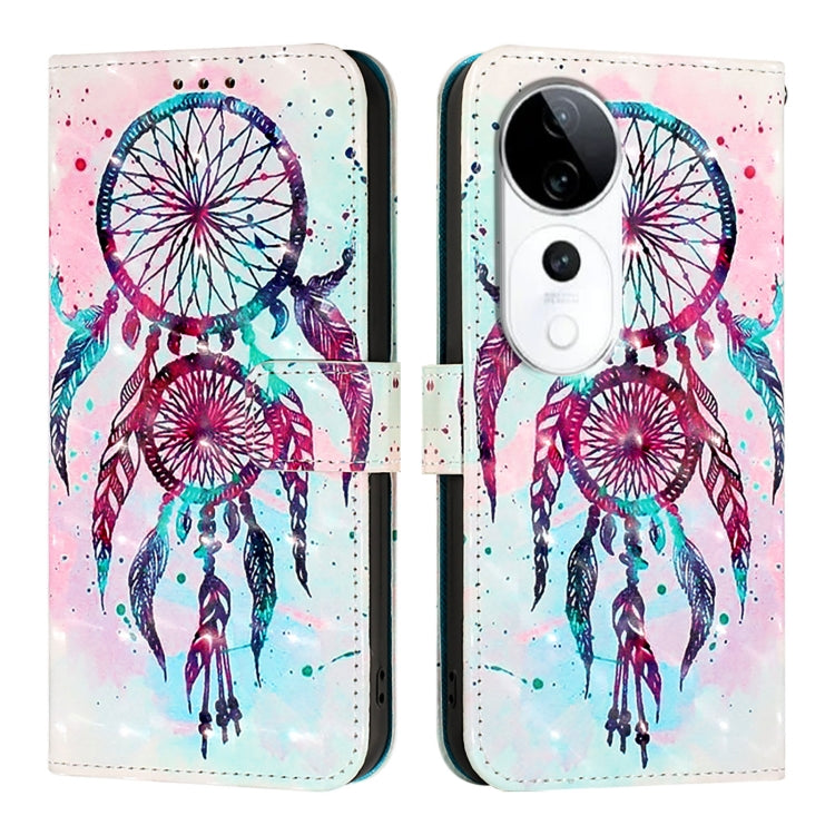 For vivo S19 Pro 3D Painting Horizontal Flip Leather Phone Case