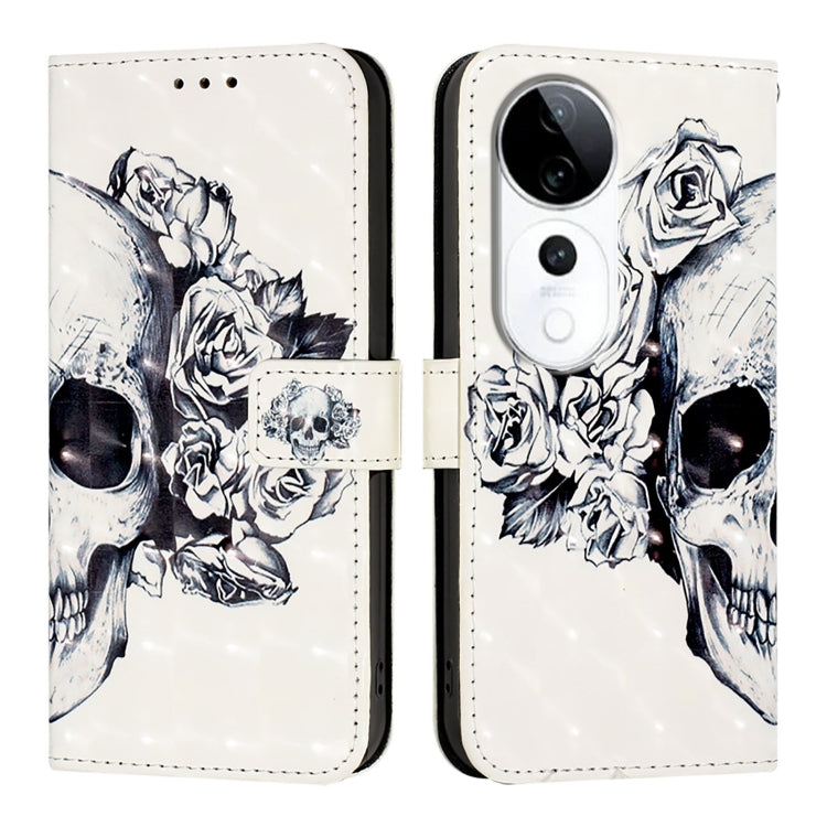 For vivo S19 Pro 3D Painting Horizontal Flip Leather Phone Case