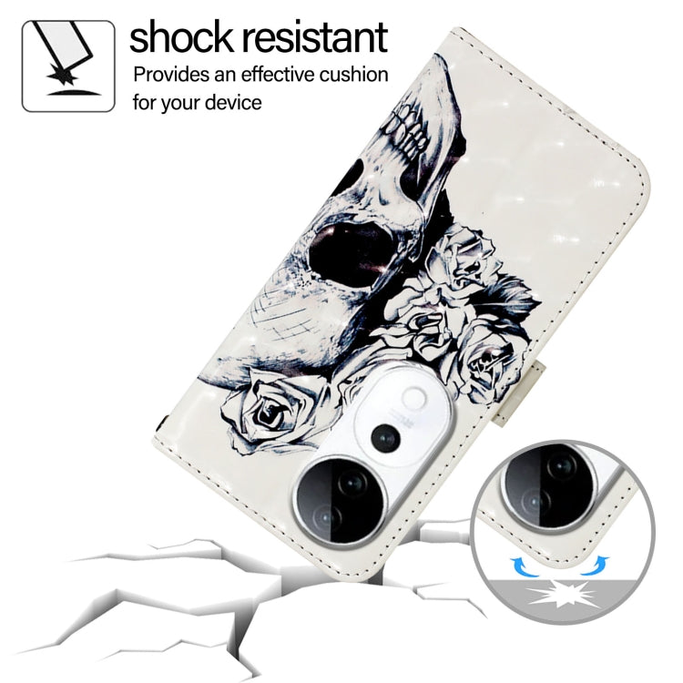 For vivo S19 Pro 3D Painting Horizontal Flip Leather Phone Case