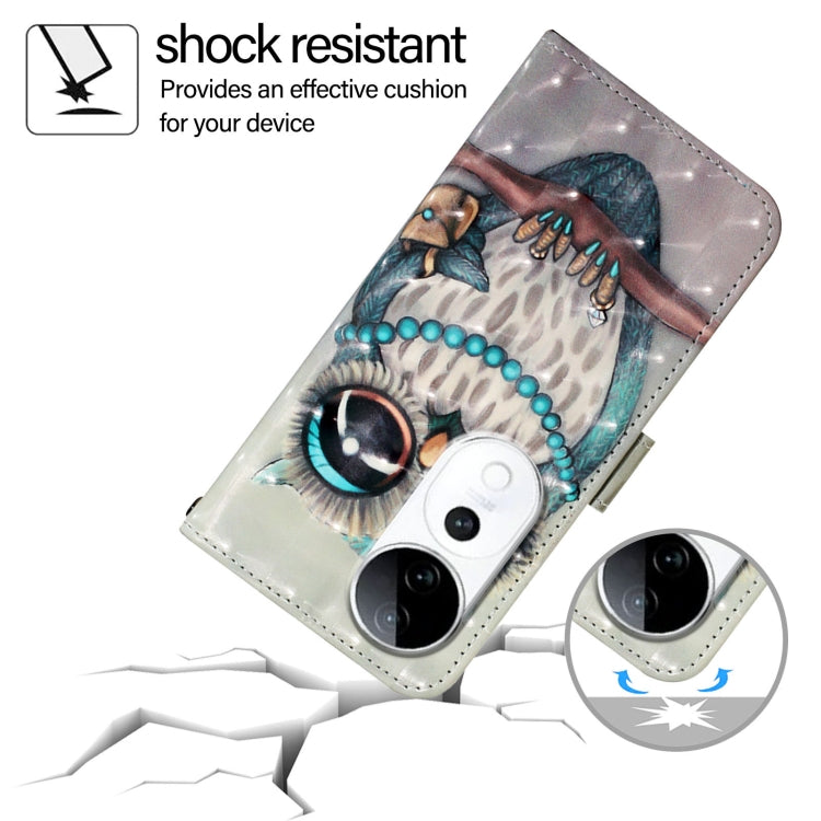 For vivo S19 Pro 3D Painting Horizontal Flip Leather Phone Case