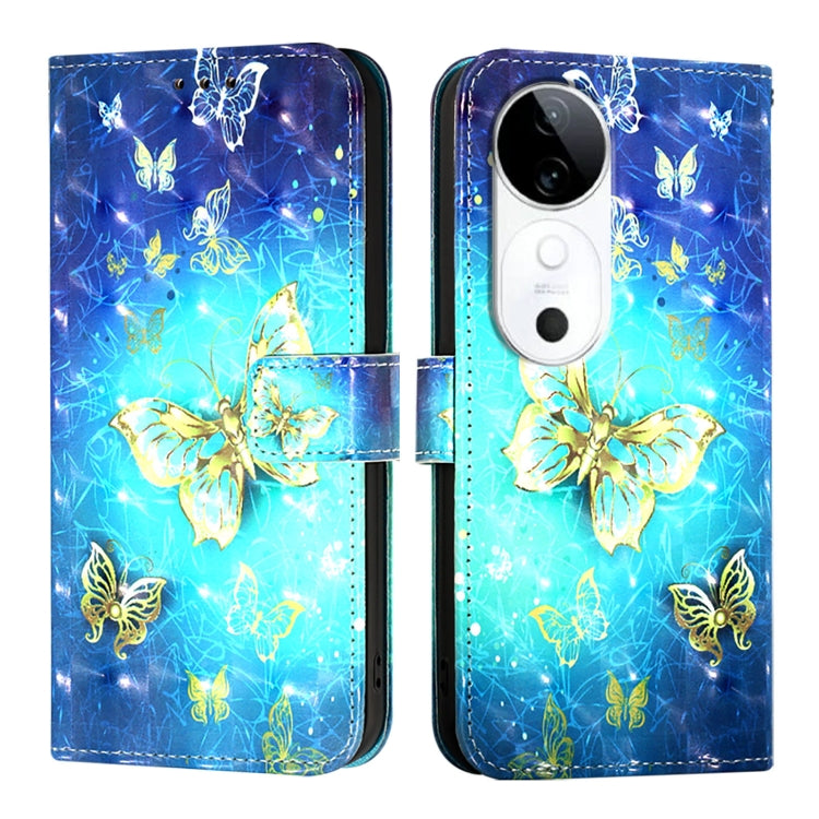 For vivo S19 3D Painting Horizontal Flip Leather Phone Case