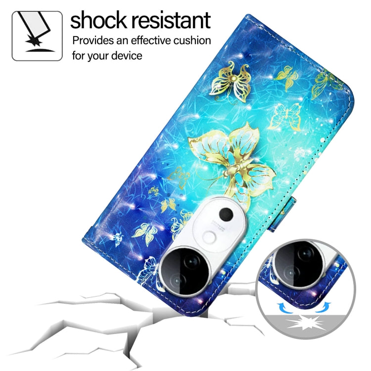 For vivo S19 3D Painting Horizontal Flip Leather Phone Case