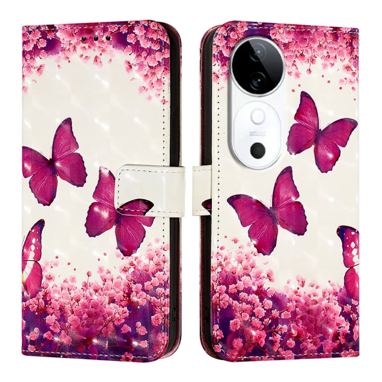 For vivo S19 3D Painting Horizontal Flip Leather Phone Case