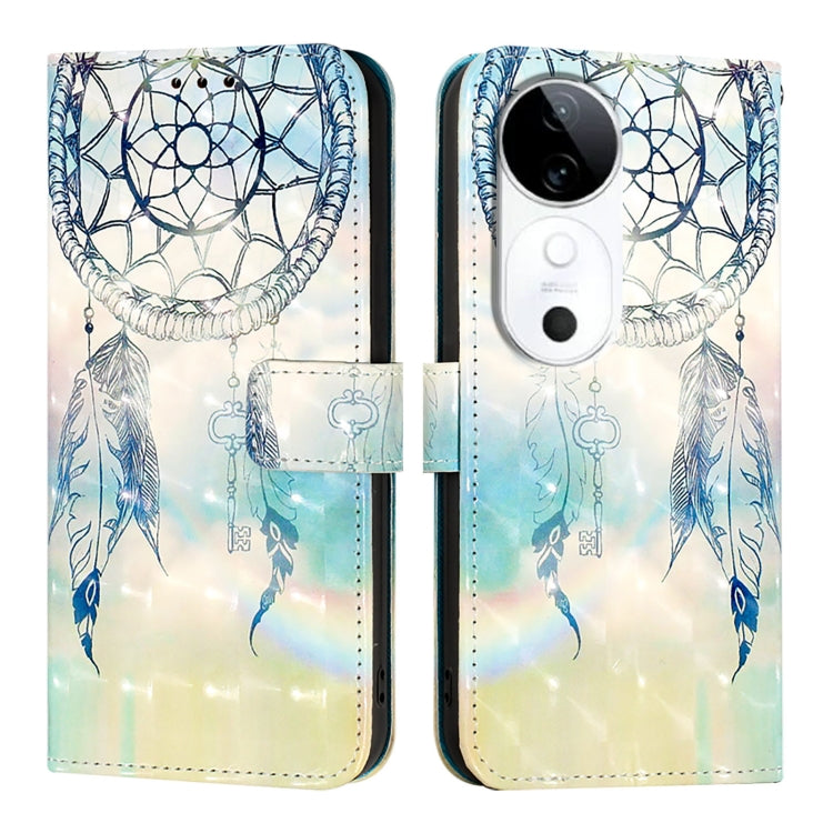 For vivo S19 3D Painting Horizontal Flip Leather Phone Case