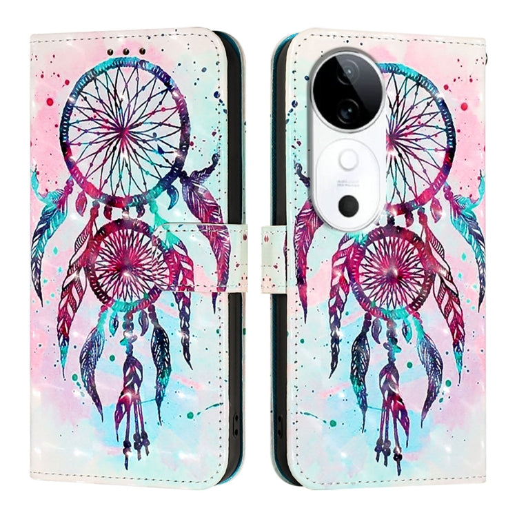 For vivo S19 3D Painting Horizontal Flip Leather Phone Case