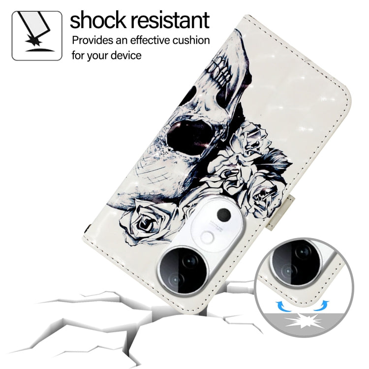 For vivo S19 3D Painting Horizontal Flip Leather Phone Case