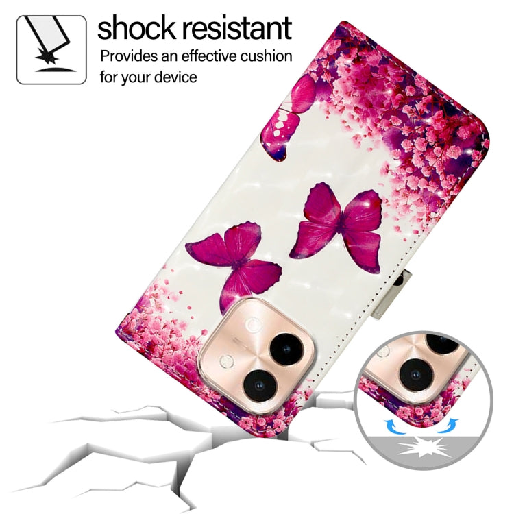 For vivo Y28 4G 3D Painting Horizontal Flip Leather Phone Case