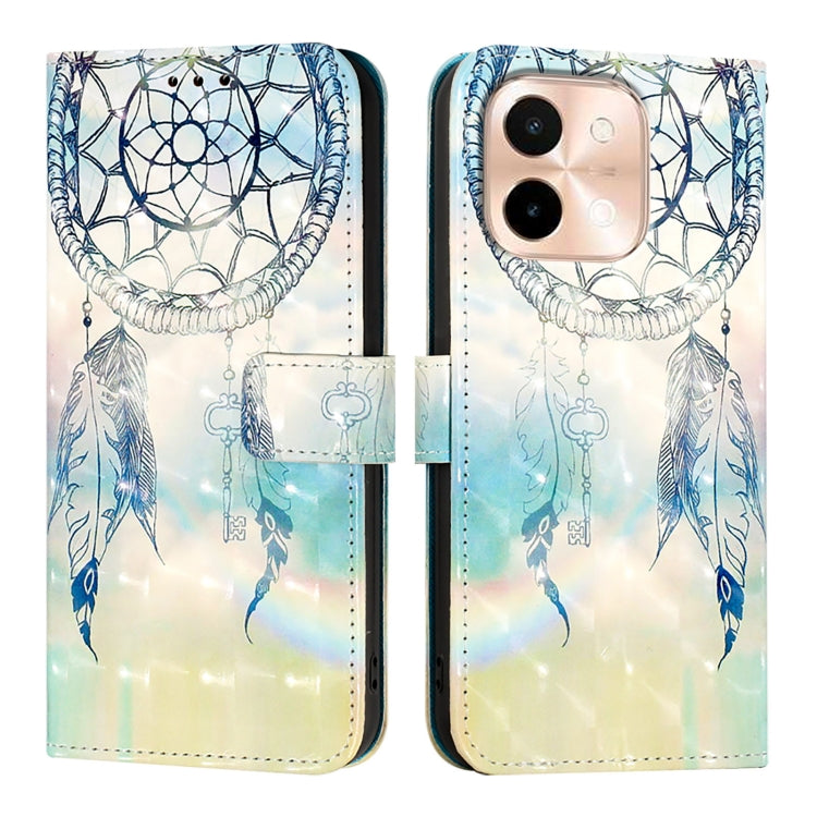 For vivo Y28 4G 3D Painting Horizontal Flip Leather Phone Case
