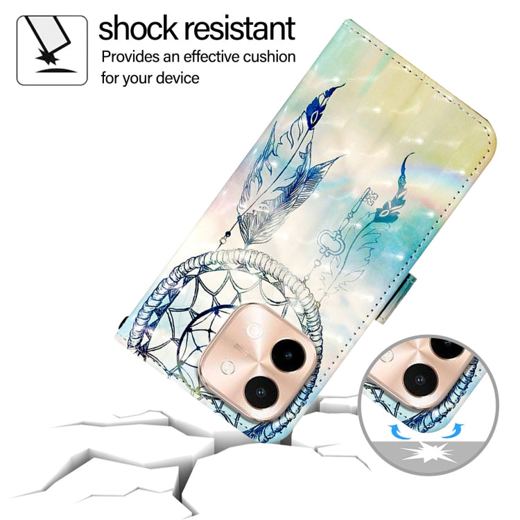 For vivo Y28 4G 3D Painting Horizontal Flip Leather Phone Case
