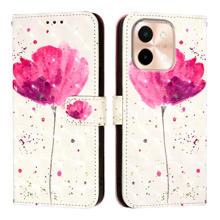 For vivo Y28 4G 3D Painting Horizontal Flip Leather Phone Case