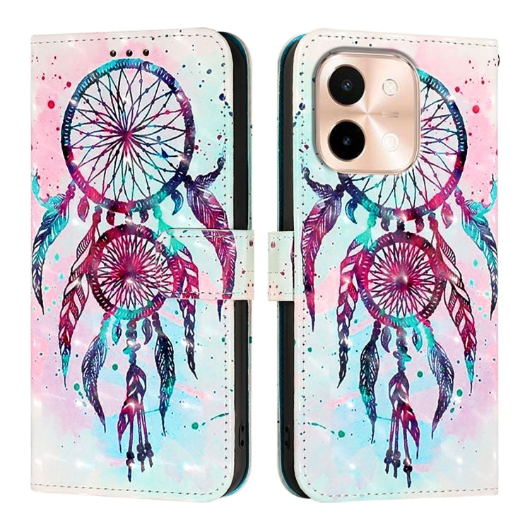 For vivo Y28 4G 3D Painting Horizontal Flip Leather Phone Case
