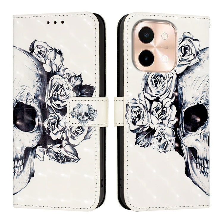 For vivo Y28 4G 3D Painting Horizontal Flip Leather Phone Case