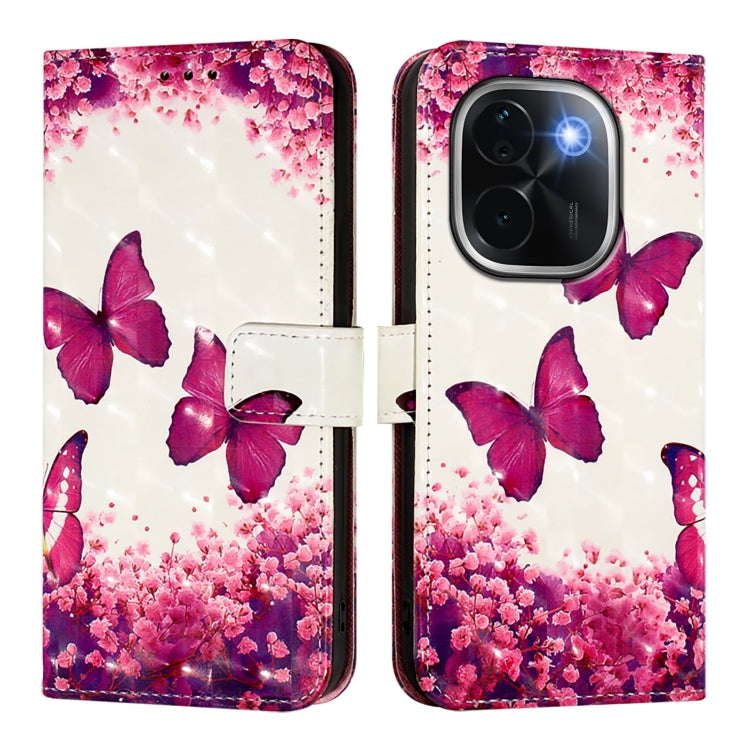For vivo iQOO Z9s Pro 5G India 3D Painting Horizontal Flip Leather Phone Case
