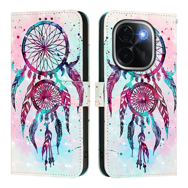 For vivo iQOO Z9s Pro 5G India 3D Painting Horizontal Flip Leather Phone Case