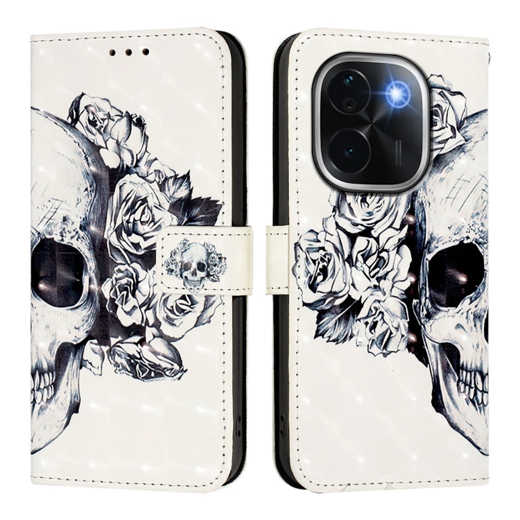 For vivo iQOO Z9s Pro 5G India 3D Painting Horizontal Flip Leather Phone Case