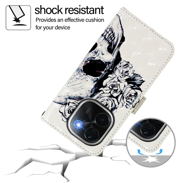For vivo iQOO Z9s Pro 5G India 3D Painting Horizontal Flip Leather Phone Case