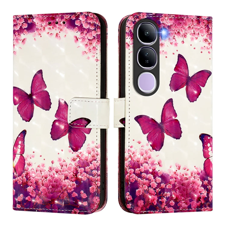 For vivo V40 Lite 5G IDN 3D Painting Horizontal Flip Leather Phone Case