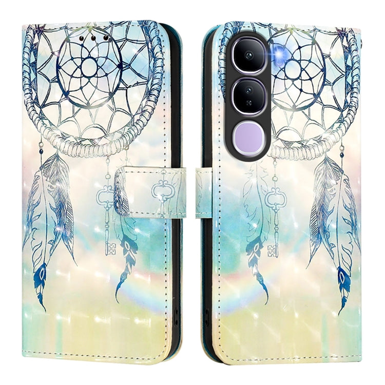 For vivo V40 Lite 5G IDN 3D Painting Horizontal Flip Leather Phone Case
