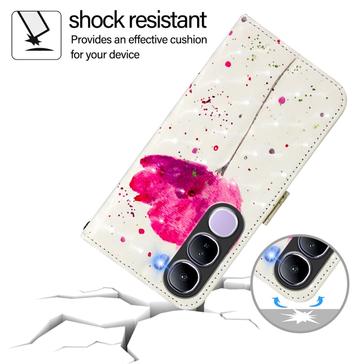 For vivo V40 Lite 5G IDN 3D Painting Horizontal Flip Leather Phone Case