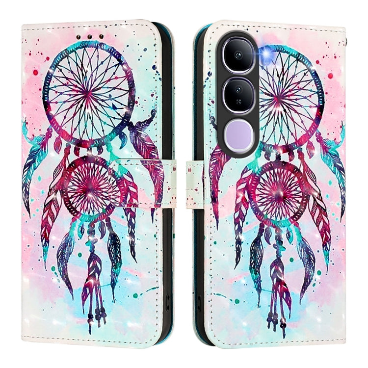 For vivo V40 Lite 5G IDN 3D Painting Horizontal Flip Leather Phone Case