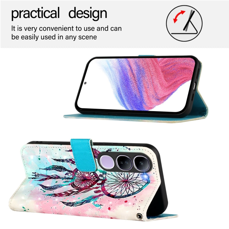 For vivo V40 Lite 5G IDN 3D Painting Horizontal Flip Leather Phone Case