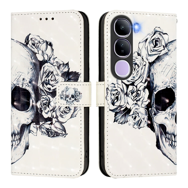 For vivo V40 Lite 5G IDN 3D Painting Horizontal Flip Leather Phone Case
