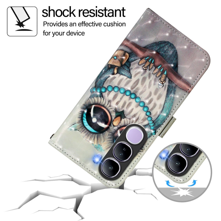 For vivo V40 Lite 5G IDN 3D Painting Horizontal Flip Leather Phone Case