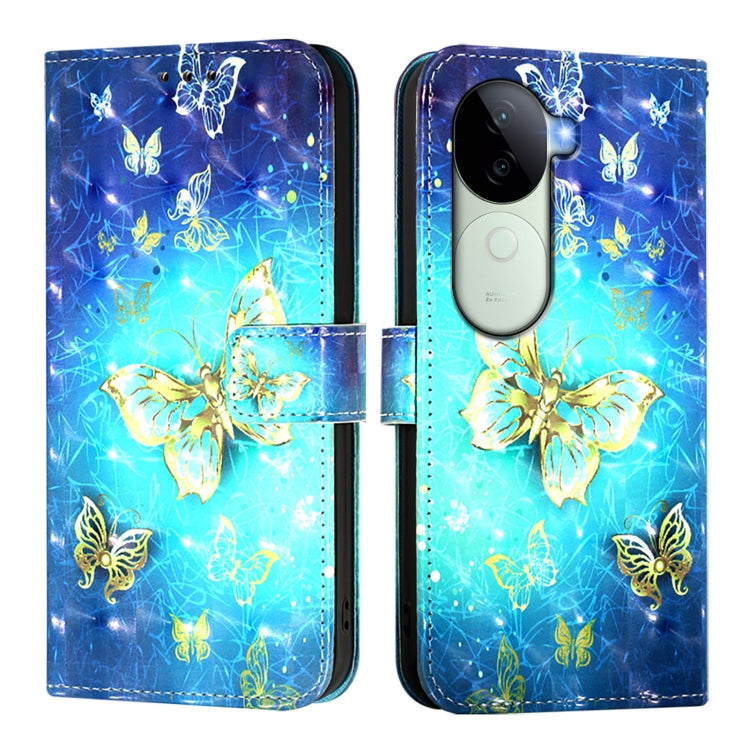 For vivo V40e 5G India 3D Painting Horizontal Flip Leather Phone Case