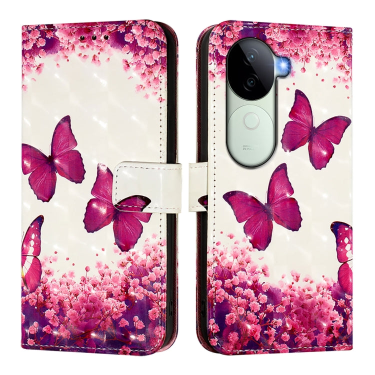 For vivo V40e 5G India 3D Painting Horizontal Flip Leather Phone Case